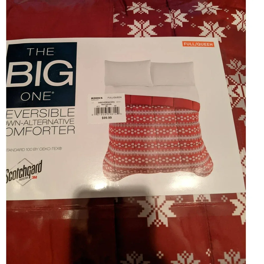 The‎ Big One® Down-Alternative Reversible Comforter NEW $100